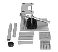 Picador de frutas y verduras, cortador inalámbrico manual de patatas fritas, cortador en dados, corte uniforme y eficiente para uso en la cocina del hogar y en restaurantes, con cu