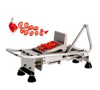 Picador de verduras de acero inoxidable: pica eficientemente cebollas, puerros, cilantro y ajo para una fácil preparación de comidas