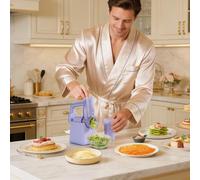 Picador De Verduras - Utensilios De Cocina Automáticos Recargables - Cortador Eléctrico de Patatas y Procesador de Alimentos - Para Picar Cortar Patatas Ajo y Más para Uso en Cocina