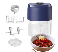 Picador Electrico De Ajo - Pequeños Utensilios de Cocina,Pequeño Cortador Verduras,Para Cocineros Caseros Principiantes Profesionales Ocupados RV Dorm Acampada Fiestas Vacaciones