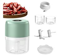 Picador Eléctrico De Alimentos - Mini Utensilios Cocina | Picadora de Ensalada para Camping,Para Frutas Verduras Cocineros Caseros Profesionales Ocupados Preparacion De Comidas Amantes De La