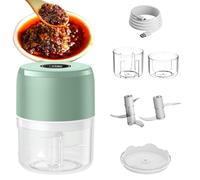 Picador Eléctrico De Alimentos | Mini Utensilios Cocina | Trituradora De Carne Doméstica | Para Cocineros Caseros Principiantes Profesionales Ocupados RV Dorm Acampada Fiestas Vacaciones