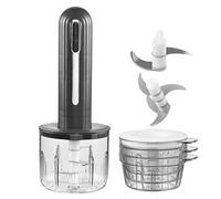 Picador Eléctrico Pequeño | Molinillo De Verduras Con Carga USB - Trituradora Multifuncional Pequeña Sin Cables Para Ajo Frutas Picar Cebolla Cortar Comida Bebé Ensaladas