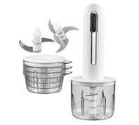 Picador Eléctrico Pequeño - Procesador De Alimentos Con Carga USB | Trituradora Multifuncional Pequeña Sin Cables Para Ajo Frutas Picar Cebolla Cortar Comida Bebé Ensaladas