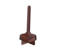 Picador y triturador de carne de madera de 4 puntas, triturador de carne molida, no se pega, triturador de hamburguesas y patatas, herramienta de cocina para hamburguesas de madera