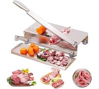 Picadora Carne,cortadora Huesos,máquina Entera Acero Inoxidable,doméstica/comercial (elija El Tamaño Grande),3especificaciones,for Costillas,ayuda Con Los Huesos,pescado,carne Congelada(Medium)