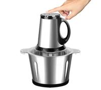 Picadora Carne Eléctrica Acero Inoxidable Portátil Ajo, , Frutas