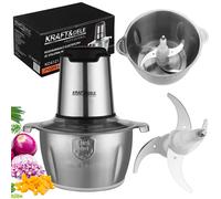 Picadora Carne Vegetal Desmenuzadora Múltiple 2L 350W Robot de Cocina Acero Inox