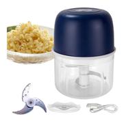 Picadora de ajo eléctrica,Batidora recargable para verduras y preparaciones culinarias | Dispositivo multifuncional automático portátil inalámbrico para cocina, preparación de cebollas, verduras