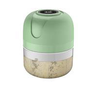 Picadora de ajo eléctrica - Compacta recargable por USB | Mini procesador de alimentos portátil para ajo, cebolla, chile, carne, nueces, cocina inalámbrica con puerto de carga USB, asegurando un