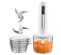 Picadora de Ajo Eléctrica - Molinillo De Verduras Con Carga USB | Portátil Sin Cables Para Ensaladas Comida Bebé Verduras Cebolla Carne