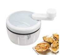 Picadora de ajo manual - mini picadora de cebolla, cortador verduras | pequeño picador de carne, procesador alimentos compacto, molino cocina para hierbas, frutas, nueces y preparación rápida