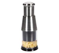 Picadora De Ajo Pequeña Picador Ajo Manual Multiusos Acero Inoxidable Afilado Cuchillas Fácil Limpieza Ajos Cebollas Nueces Hierbas Diseño Seguro Sin Lágrimas 16x58mm Cocina Hogar