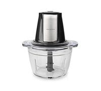 Picadora de alimentos - 500 W - 1 l - Vidrio - 1 Nivel de velocidad - Negro/Plata