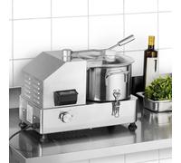 Picadora de alimentos eléctrica profesional | Picadora de carne y cortadora de verduras de acero inoxidable | Ideal para hostelería y uso doméstico