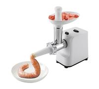 Picadora de carne, 1000 W, eléctrica, con 3 discos perforados de acero inoxidable, tapón, kit de kebbe, máquina de carne picada, máquina de embutido, multiprocesador de alimentos para carne de vacuno,