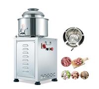 Picadora de carne comercial, batidora eléctrica de 1500 W con cuchilla tridimensional de cuatro hojas, procesador de alimentos de 220 V para hacer albóndigas.