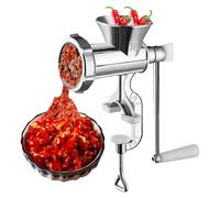 Picadora de carne con relleno de salchichas - Picadora de carne manual resistente de aleación de aluminio para salchichas | Picadora de carne grande montada
