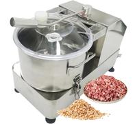 Picadora de carne de acero inoxidable, procesador de alimentos multifuncional, velocidad ajustable de 6/9/12/15 l, 2000 rpm, para frutas, frutos secos, cereales, hielo y carne.,15L