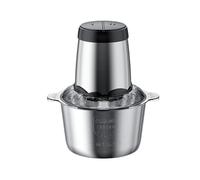 Picadora de carne eléctrica 23 l/2 l, 110 V/220 V, acero inoxidable, compatible con procesadores cocina, trituradoras y batidoras(2L capacity,US_110 V)