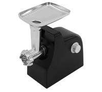 Picadora de carne eléctrica de acero inoxidable portátil, juego de picadora de carne con relleno de salchichas, mazo de alimentos y placa de corte en forma de abanico, accesorio de cubo, potencia