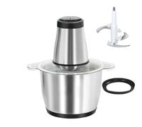 Picadora de carne eléctrica multifuncional, picadora de verduras, picadora circular de cocina y máquina de corte, máquina de procesamiento de alimentos de acero inoxidable