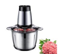 Picadora de carne eléctrica - Picadora de carne doméstica de gran capacidad, procesador de alimentos pequeño | Aparatos de molienda de verduras de cocina de alta resistencia para ajo, chiles, calabaza