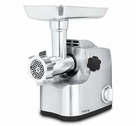 Picadora de carne eléctrica profesional H.Koenig WMG800 Potente, hasta 2kg/min, cuchilla de corte de acero inoxidable, 3 tamaños de rejilla para picar, 2 velocidades 1800W