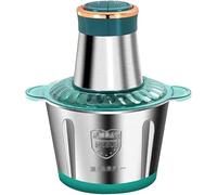 Picadora de carne eléctrica Trituradora de alimentos, 2 velocidades 220-240V 250W Acero inoxidable de alta potencia 2L 3L Capacidad Picadora eléctrica Picadora de carne Picadora Trituradora de alimen