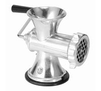 Picadora de carne manual, 17 cm/6,7 pulgadas, manivela de aleación de aluminio, embutidora de salchichas, máquina trituradora de cocina para el hogar con base de succión para