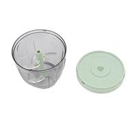 Picadora de Carne Manual con Capacidad de 900 ml, Picadora de Verduras con Acero Inoxidable y Ahorro de Esfuerzo para la Picadora de Huevos para Hacer Yogur de Nueces