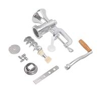 Picadora de carne manual de cocina, picadora de carne, fabricante de salchichas, aleación de aluminio, mango largo, herramienta de corte incisiva para entusiastas de la cocina