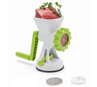 Picadora De Carne Manual, De Manivela, Procesador De Carne con cuchillas de Acero Inoxidable, Máquina Trituradora de Carne Picada, Molida