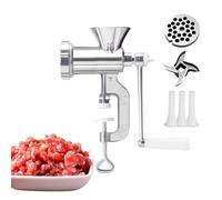 Picadora de carne manual | Máquina robusta de salchichas | Molinillo de mano antideslizante Comodidad higiénica para todo tipo de carne que le permite limpiar fácilmente cada pieza y mantenerla