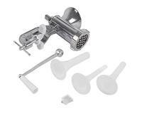 Picadora de Carne Manual Multifuncional, Aleación de Aluminio, Grande y Resistente, Molinillo de Carne para Hogar, Picadora de Salchichas - Alta Eficiencia, Seguridad y