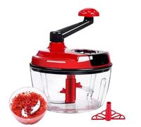 Picadora de carne manual - Picadora de Alimentos Multifuncional para Cocina | Electrodoméstico Para Picar Carne, s Ingredientes | Picadora electrónica Manual Con Cortador de Ajo