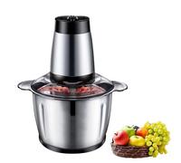 Picadora de carne para el hogar, picadora de carne eléctrica - Máquina automática de picadora eléctrica | Picadora multifunción, procesador de alimentos resistente para chiles, ajo, zanahorias