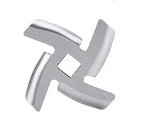 Picadora de carne - Picadora de carne de acero inoxidable Placa picadora de cuchillas Piezas for picadora de carne (tamaño : 46mm)
