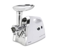 SOGO Picadora Eléctrica Multifunción Potente y Versátil - Cuchillas dobles de Acero Inoxidable 1200 W ideal para Carne y Embutidos - Color Blanco (SS-5815)