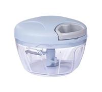 Picadora de carne y ajo de 500/900 ml, cortadora manual de verduras giratoria, rebanadora, trituradora de ajo y fruta, utensilio de cocina, licuadoras(ROYAL BLUE)