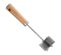 Picadora De carnedeAcero Inoxidable, Picadora De carnedeMango Largo, Resistente Al Óxido Y Duradera, Adecuada Para Hamburguesas, carnedeRes, Etc., Una Herramienta De Cocina Multifuncional.