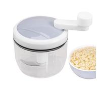 Picadora de cebolla manual-robot de alimentos a mano, cortador de verduras compacto | Molinillo de ajo, charla portátil para pimientos, nueces, hierbas, utensilio de cocina