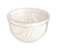 Picadora De Ensalada Para Cocinar - Recipiente De Almacenamiento De 19,5 X 9,5 X 12 Cm, Tapa Cortadora Integrada, Bomba Lavadoras De Frutas | Herramienta Para Cortar Verduras, Cuenco Secador De Cocina