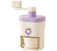 Picadora de Hielo Manual 23cm Reutilizable para acero Picadora(Purple)