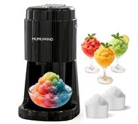 Picadora de hielo, Máquina para hacer granizados, Máquina de hielo afeitado, máquina eléctrica para hacer granizados, Picadores de hielo eléctricos, trituradora de hielo (balck)