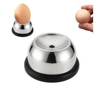 Picadora de huevos, cortadora de huevos de acero inoxidable, fácil de limpiar y reutilizable, recogehuevos para cocinar huevos para evitar que se rompa, ayuda a perforar huevos
