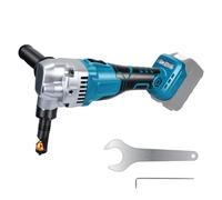 Picadora de metal inalámbrica compatible con batería Makita de 18 V, cizalla eléctrica de metal sin escobillas de 950 W con agarre auxiliar y cabezal giratorio para cortar placa de acero de 1,6 mm