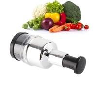 Picadora de prensa de cebolla, picadora de verduras manual, cortadora de alimentos de acero inoxidable, cortador de verduras para cocina