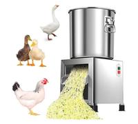Picadora de procesamiento de alimentos for aves de corral,Picadora de verduras comercial eléctrica con 4 cuchillas,Molinillo de acero inoxidable,Procesador de alimentos de alta resistencia(1500W)