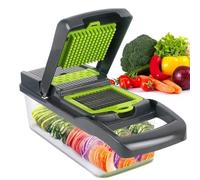 Picadora De Verduras 15 En 1, Rebanadoras De Verduras En Espiral, Picadora De Cebolla Con Contenedor, Picadora De Alimentos Profesional, Cortadora De Dados, Picadora De Papas Para El Hogar, Rallador D